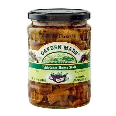 EGGPLANTS HOME STYLE 12/19OZ GARDEN MADE BULGARIA N33107