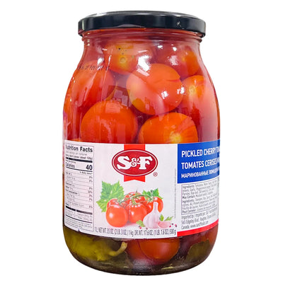 TOMATOES CHERRY PICKLED 12/1L S&F