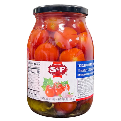TOMATOES CHERRY PICKLED 12/1L S&F