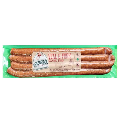 VEAL&PORK COCKTAIL STICKS V/P 1/340GR GREENRIDGE FARM N4301/90931 BY PC