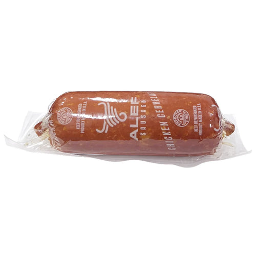 KIELBASA CERVELAT CHICKEN 1/0.9LB ALEF N32-CHI