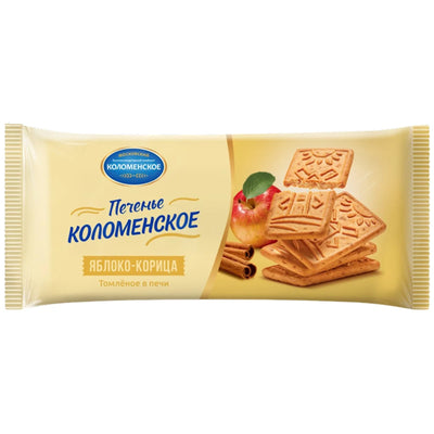 COOKIES W/APPLE&CINNAMON 22/120GR KOLOMENSKOE RUSSIA N1295
