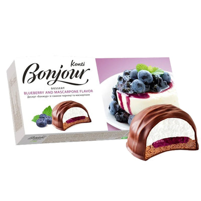 DESSERT COOKIES W/BLUEBERRY&MASCARPONE FLAVOR 9/232GR BONJOUR UKRAINE N8274