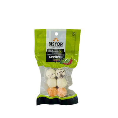 BIO KURT ASSORTED CLASSIC, BASIL AND CHILI BISYOR 40/30GR UZBEKISTAN