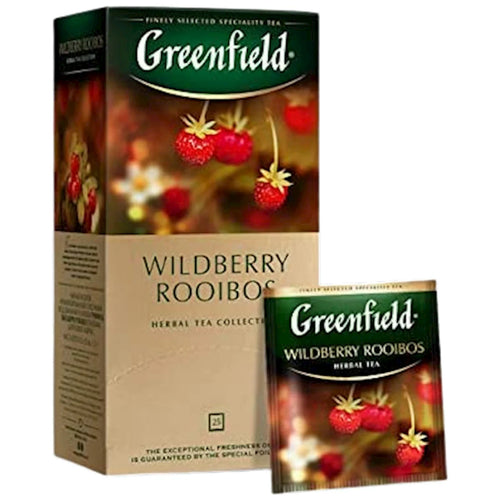 TEA HERBAL WILDBERRY ROOIBOS 10/(25X1.5GR) GREENFIELD 1390-10