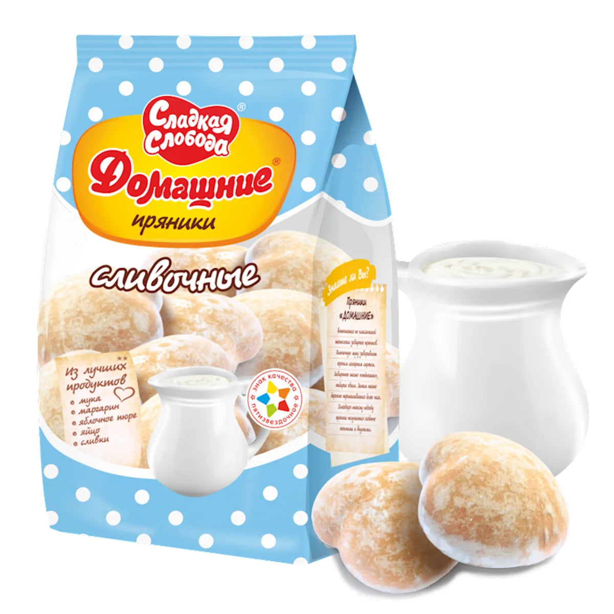 GINGERBREAD CREAMY 10/350GR SLADKAYA SLOBODA N40010