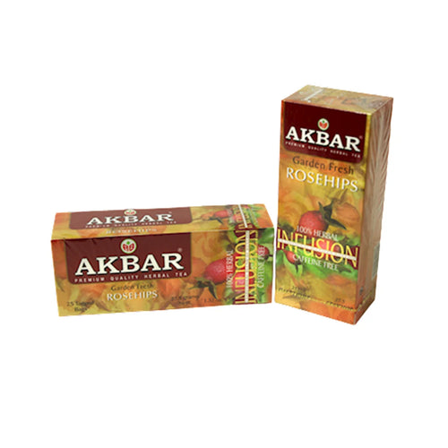 TEA AKBAR HERBAL W/ROSEHIP 24/(25X1.5GR) SRI-LANKA