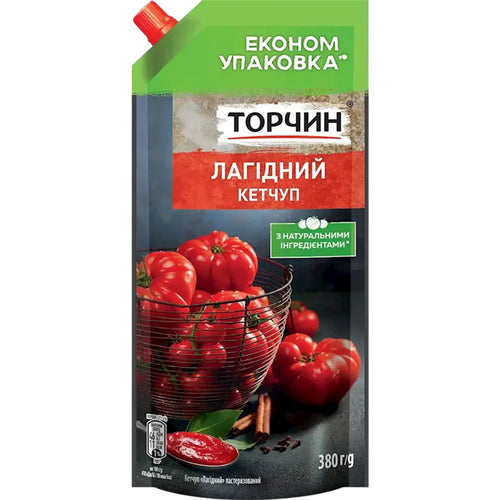 KETCHUP LIGHT 25/380GR TORCHYN UKRAINE