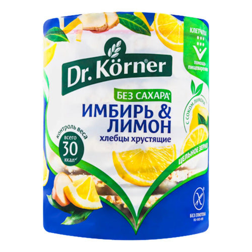 HLEBTSI DR.KORNER CORN RICE GINGER LEMON 20/90GR RUSSIA N1754