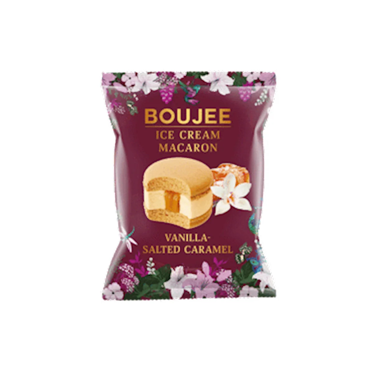 MACARON W/VANILLA&SALTED CARAMEL FLAVOR 24/60GR BOUJEE DOVGAN NUS91320060