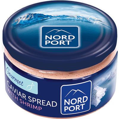 CAVIAR SPREAD W/SHRIMP 6/180GR NORD PORT NNP8021