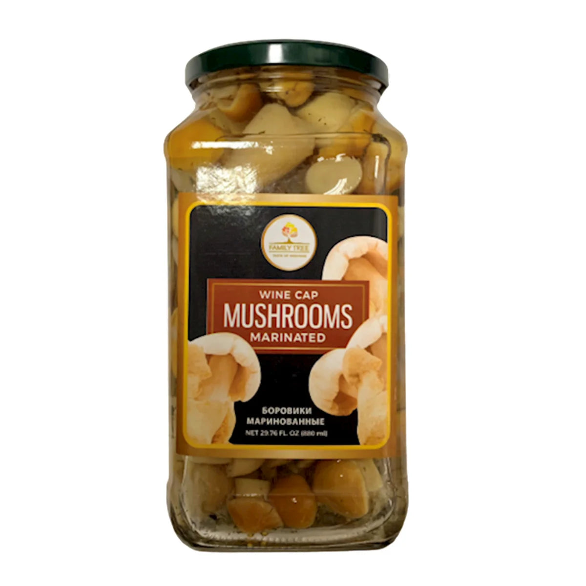 MUSHROOMS STROPHARIA WINE CAP MARINATED 12/880GR FAMILY TREE*