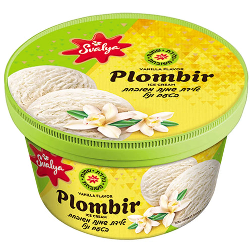 ICE CREAM PLOMBIR W/VANILLA FLAVOR IN CARTON BOX 4/800ML SVALIA NE3715/385753