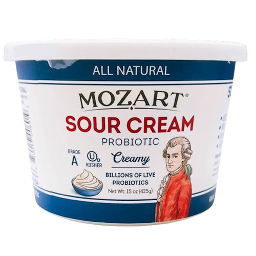SOUR CREAM MOZART CREAMY W/PROBIOTIC 12/425GR BIOLIFE