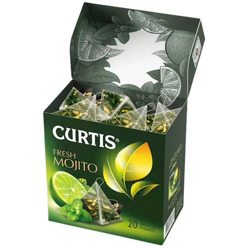 TEA CURTIS GREEN FRESH MOJITO PYRAMIDS 12/(20X1.7GR) CURTIS N29014