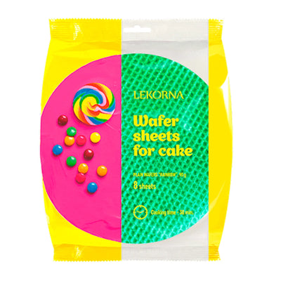 LAYERS RAINBOW PLAIN FOR CAKE WAFFLE 18/90GR LEKORNA N14640