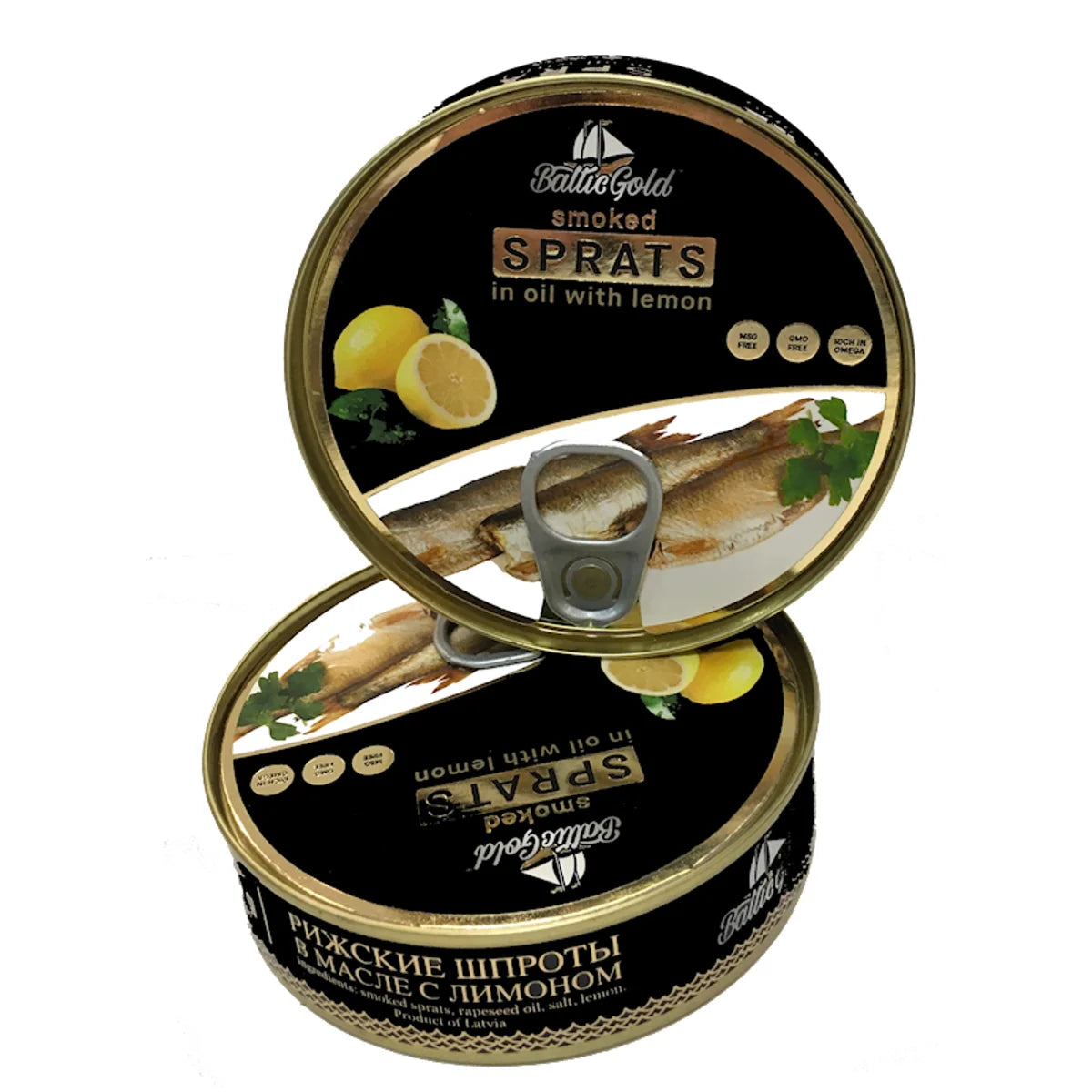 RIGA SPRATS E/O LEMON 36/160g BALTIC GOLD LATVIA N36005 / 268