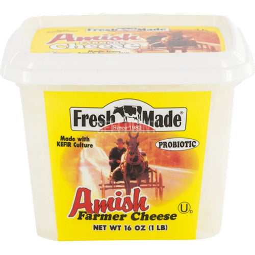 FARMER CHEESE AMISH 12/1 LB FRESH MADE N40911/069 PRE-ORDER ONLY