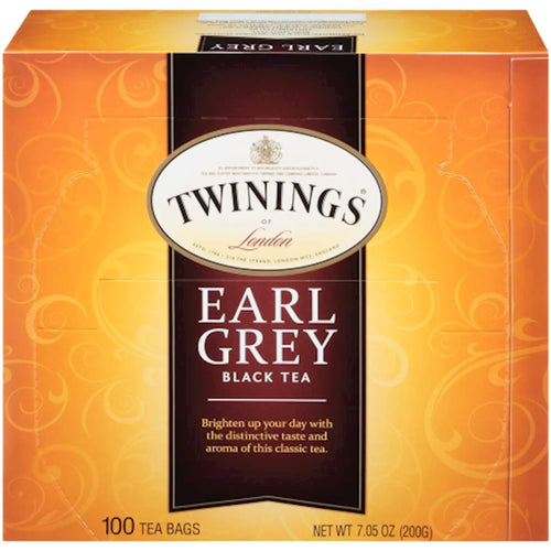 TEA TWININGS BLACK EARL GREY 4/(100X2GR) ENGLAND NF14252