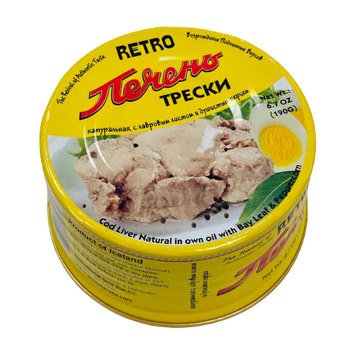 COD LIVER E/O 24/190G RETRO ICELAND N33444