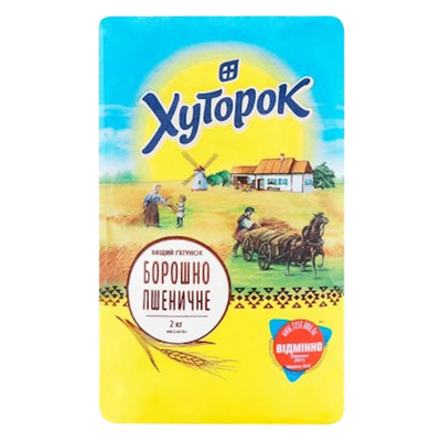FLOUR WHEAT HIGH GRADE 6/2KG HUTOROK UKRAINE 4823127307649