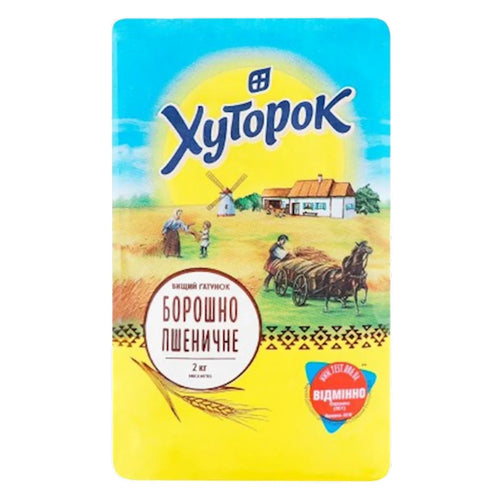 FLOUR WHEAT HIGH GRADE 6/2KG HUTOROK UKRAINE 4823127307649