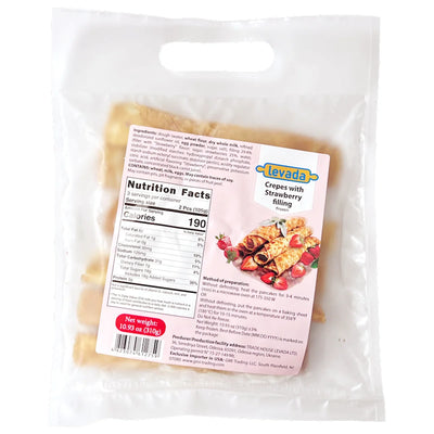 CREPES W/STRAWBERRY FILLING 20/310GR LEVADA N1106