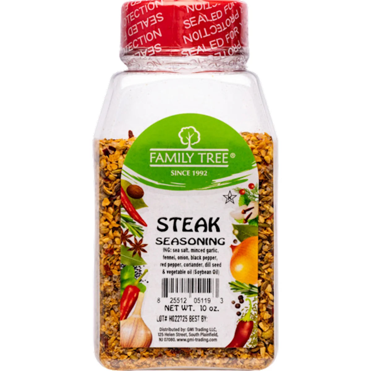 SEASONING FOR STEAK 12/10OZ FAMILY TREE