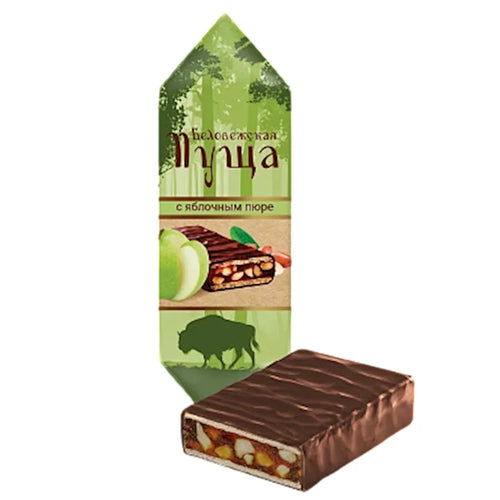 CANDIES LOOSE CHOCOLATE BELOVEZHSKAYA PUSHA W/APPLE PUREE 1/6.6LB KOMMUNARKA NCW8 N428