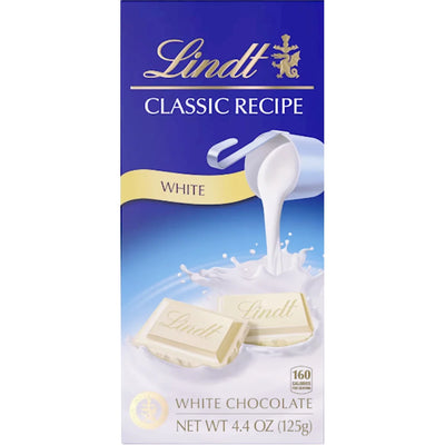 CHOCOLATE BAR WHITE CLASSIC RECIPE 12/125GR LINDT N6501(6)