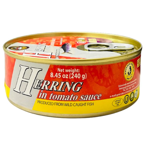HERRING IN TOMATO SAUCE E/O 24/240GR BRIVAIS VILNIS