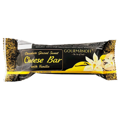 CHEESE BAR VANILLA 26% GLAZED 24/50GR GOURMANOFF N7363
