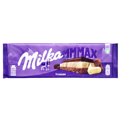CHOCOLATE BAR MMMAX MILK TRIOLADE 15/280GR MILKA  AUSTRIA N4042602