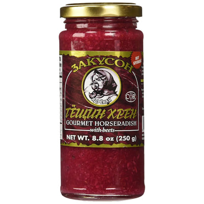 HORSERADISH GOURMET W/BEETS 12/250GR ZAKUSON N GZ18/30521