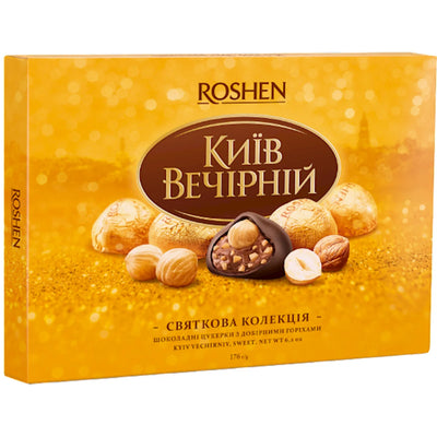 CANDIES BOXED KIEV VECHERNIY 7/176GR ROSHEN N3071