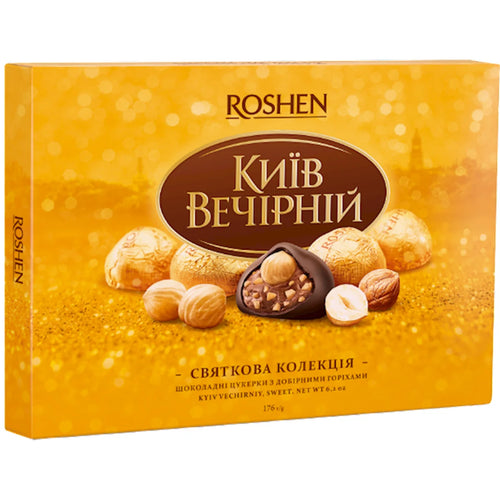 CANDIES BOXED KIEV VECHERNIY 7/176GR ROSHEN N3071