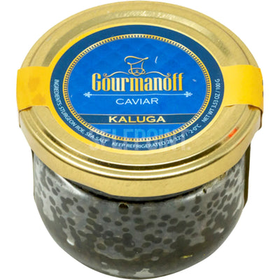 CAVIAR BLACK KALUGA GOURMANOFF 1/100GR (Keep Frozen) NO RETURNS NGK100