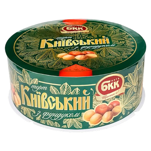 CAKE KYIV GIFT W/ HAZELNUTS 6/450GR BKK UKRAINE N4635