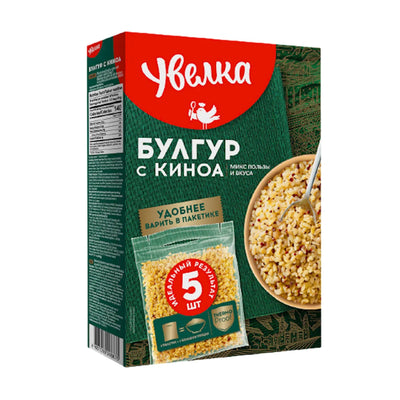 BULGUR AND QUINOA MIX 6/(5X80GR) UVELKA N928