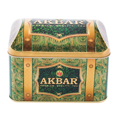 TEA AKBAR BLACK&GREEN BLEND RICH SOURSOP TIN 10/250GR SRI-LANKA