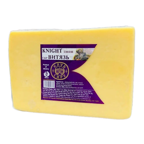 CHEESE VITYAZ CHUNK 1/1LB CHEESE CLUB UKRAINE N42282