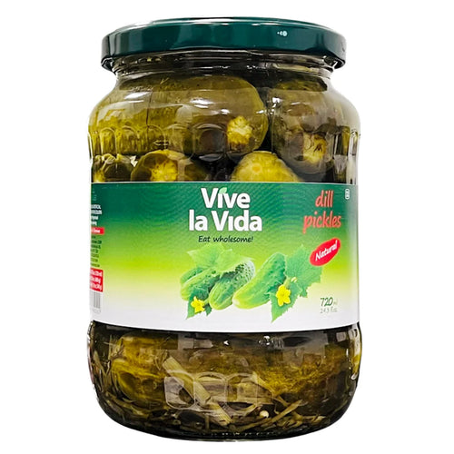 CUCUMBERS PICKLED 8/720ML VIVE LA VIDA N201569