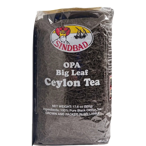 TEA SINDBAD BLACK LONG LEAF CEYLON 20/500GR SRI LANKA NTESD08