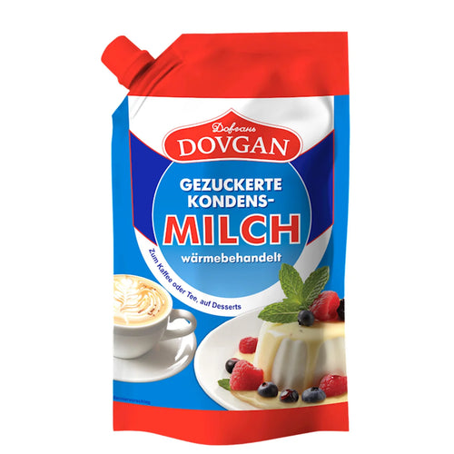 CONDENSED MILK SWEETENED DOYPACK 10/300GR DOVGAN NUS26220300