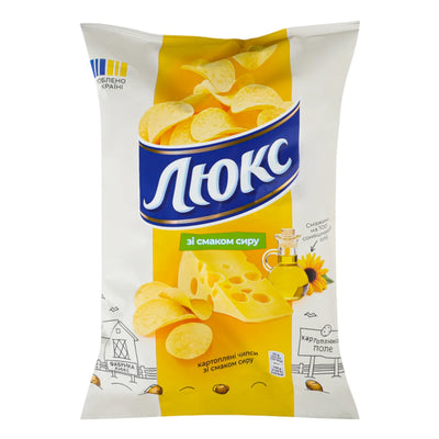 CHIPS POTATO W/CHEESE FLAVOR 22/125GR LUX N4313738