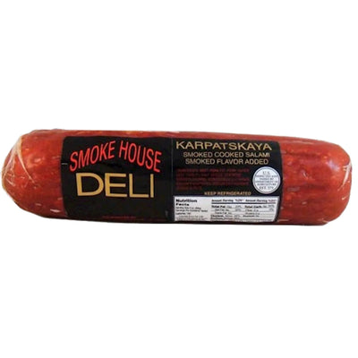 SALAMI KARPATSKAYA SMOKED CHUNK V/P 23/23LB SMOKE HOUSE N92518
