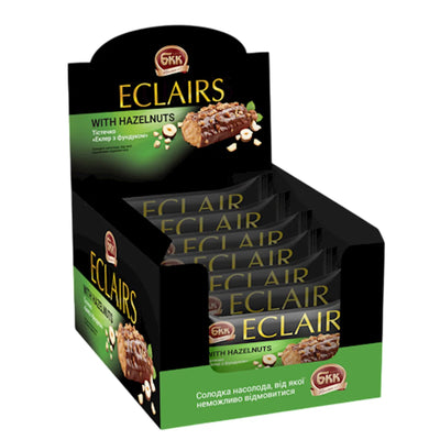 ECLAIRS W/HAZELNUTS 4/(10X60GR) BKK UKRAINE N5687