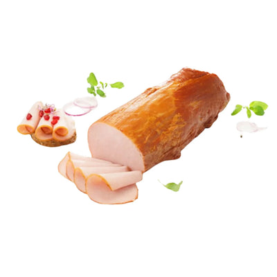 PORK LOIN SMOKED&COOKED /POLEDWICA SHNUROVANNA 10/40LB GALICJA N460