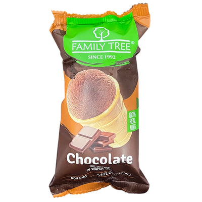 ICE CREAM CHOCOLATE IN WAFFLE CUP 15/130ML FAMILY TREE N2202NC