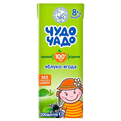 JUICE APPLE&CHOKEBERRY NOT FROM CONCENTRATE 18/0.2L CHUDO CHADO